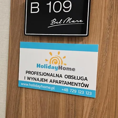 Holidayhomepl Bel Mare 109b Z Tarasem I Ogrodkiem דירה